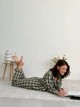 Піжама жіноча сорочка та штани Mia Collection L-XL зелений - зображення 13