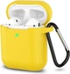 Силіконовий чохол Vanfone для Airpods 1/2, жовтий (VANAX53002) - зображення 1