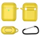 Силіконовий чохол Vanfone для Airpods 1/2, жовтий (VANAX53002) - зображення 4