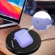Силиконовый чехол Vanfone для Airpods 1/2, лавандовый (VANAX53009) - изображение 7