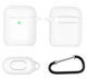 Силиконовый чехол Vanfone для Airpods 1/2, белый (VANAX53008) - изображение 4