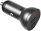 Автомобильное зарядное устройство Baseus Digital Display 24W 2USB порта 4.8A Зарядка в авто Car Charger CCBX-0G Grey - изображение 5