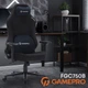 Геймерское игровое кресло GamePro FGC750B Size L Fabric Black - изображение 10