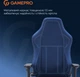 Геймерское игровое кресло GamePro FGC750DB Size L Fabric Dark Blue - изображение 18