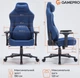 Геймерское игровое кресло GamePro FGC750DB Size L Fabric Dark Blue - изображение 20