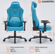 Игровое кресло GamePro FGC750LB Size L Fabric Light Blue - изображение 20