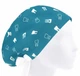 Медицинская шапочка женская HeadwearUniverse универсальная принт Зубики - изображение 1