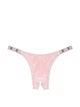 Трусики зі стразами Victoria's Secret Бразиліана рожеві S / Bombshell Shine Strap Brazilian - зображення 1