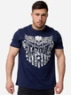 Футболка хлопковая длинная мужская Tapout Westlake 940012 M Синяя (4255581515061) - изображение 1