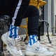 Носки Unisex Neseli Daily Дельфины в полосу, Голубые 37-44р. - изображение 2