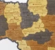 Мапа України настінна середня 3D об'ємна в коробці ручна робота 92.5*64.6 см Гранд Презент 12 - изображение 4
