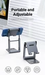 Підставка для телефону UGREEN LP263 Foldable Multi-Angle Phone Stand With Height Adjustable Grey (50324) - зображення 3