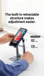 Підставка для телефону UGREEN LP263 Foldable Multi-Angle Phone Stand With Height Adjustable Grey (50324) - зображення 5