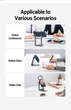 Підставка для телефону UGREEN LP263 Foldable Multi-Angle Phone Stand With Height Adjustable Grey (50324) - зображення 11