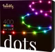 Светодиодная Smart LED гирлянда Twinkly Dots Lights RGB 400 IP44 20 м USB-C кабель Черный (TWD400STP-BEU) - изображение 1