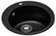 Кухонна мийка граніт GRANADO Vitoria black shine (0101) + сифон одинарний для кухонної мийки Nova - зображення 2