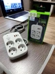 Сітковий фільтр XoKo SP-4-2-1 4 розетки, 3 USB, 2 м White (XK-SP-4-2-1-WH) білий із сірим - изображение 2