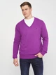 Пуловер GANT Extrafine Lambswool V-Neck 8010520 Purple M - изображение 2