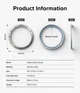 Накладка Ringke Bezel Styling + Glass Combo до Galaxy Watch Ultra 47mm Stainless Steel Silver (CB-GW7U-47-01) - зображення 2