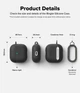 Чохол Ringke Silicone до Apple AirPods 4 Black (EC971001RS) - зображення 8