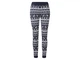 Лосины с новогодним принтом для женщины Esmara LYCRA® 390657 XS темно-синий - изображение 1