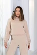 Теплий спортивний костюм зі штанами карго Fashion 42/44 бежевий - зображення 3