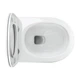 Унітаз Omnires Ottawa Comfort 54x365 підвісний без обідка сидіння дюропласт white gloss OTTAWACMWBP - зображення 3