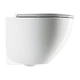 Унітаз Omnires Ottawa Comfort 54x365 підвісний без обідка сидіння дюропласт white gloss OTTAWACMWBP - зображення 5