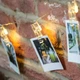 Світлодіодна гірлянда з прищіпками для фото, 3м, 20 LED, від батарейок AA, Теплий білий - зображення 6