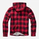 Куртка демисезонная с капюшоном мужская Brandit Lumber Jacket Hooded Red/Black 3172.41 M Разноцветная (3172.41-M) - изображение 2