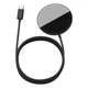 Бездротове зарядне пристрій Baseus Simple Mini Magnetic with Type-C cable 1.5m 15W WXJK-F01 Black (WXJK-F01) - изображение 1