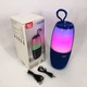 Портативная колонка TG644 5W с RGB подсветкой и ремешком, музыкальные колонки для улицы. Цвет: синий - изображение 7