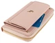 Женский кошелек из натуральной кожи с монетницей Ashwood J54 PEACH WHIP Персиковый 2968-88167 - изображение 5