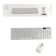 Комплект беспроводной клавиатуры и мыши Keyboard Dock K06 белый - изображение 1
