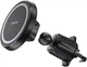 Автодержатель для телефона Proove Carbon Magnetic Air Outlet Car Mount Magnetic Ring Black (484030001) - изображение 4
