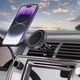 Автодержатель для телефона Proove Carbon Magnetic Air Outlet Car Mount Magnetic Ring Black (484030001) - изображение 7