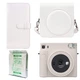 Подарунковий набір камера миттєвого друку Fujifilm Instax Square SQ1 Chalk White / Чохол білий / Фотоальбом (80 фото) / Фотопапір (10 знімків) - зображення 1