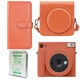 Подарунковий набір камера миттєвого друку Fujifilm Instax Square SQ1 Terracotta Orange / Чохол помаранчевий / Фотоальбом (80 фото) / Фотопапір (10 знімків) - изображение 1