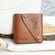 Женский кожаный кошелек с гравировкой, Caramel, Malina Leather - изображение 1