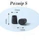 Силіконові накладки на каблуки Protective heel stoppers Round Black Розмір S - изображение 2