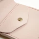 Именной мини кошелек с гравировкой на заказ в деревянной коробке, Powder, Malina Leather - изображение 5