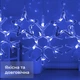 Гирлянда штора светодиодная 145 LED 8 режимов для дома 10 шт Синий PS-3365 - изображение 1