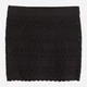 Юбка мини летняя прямая женская H&M 061063995 XXS Черная (6666000267542) - изображение 7