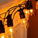 Ретро-гирлянда уличная E27 имитация огня 10 LED 5 м теплый белый Garlando S141 - изображение 2