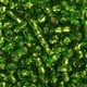 Бисер чешский Preciosa Блескящий 319 / 57430 калибр 10/0 Зеленый яблочный Упаковка 5 грамм - изображение 2