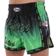 Шорты для тайского бокса и кикбоксинга Fairtex 9474 размер XL (48-50) Green-Black - изображение 1
