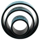 Колесо для йоги набор из 3шт SP-Sport Fit Wheel Yoga 0086 Mint-Black - изображение 5