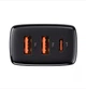 Сетевое Зарядное Устройство Baseus Compact Quick Charger 30W (Type-C + 2USB) Black - изображение 2