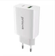 Мережевий Зарядний Пристрій Proove Rapid 20W (Type-C + USB) White - зображення 1