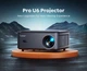 Проектор Yaber U6 Full HD 1080P 800 ANSI мультимедійний Wi-Fi Bluetooth з підтримкою 4К - зображення 9